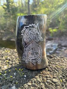 แตรควายธรรมชาติมีที่ใส่หนังสำหรับงานคอสเพลย์ - Product Image 5