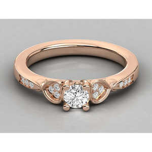 Bague solitaire en or 18 carats pour femmes avec diamant de laboratoire - Product Image 6