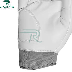 ถุงมือตีเบสบอลสำหรับมืออาชีพ ยี่ห้อ Razorts บุหนังอย่างดี ปรับแต่งสีและโลโก้ได้ ระบายอากาศได้ดี - Product Image 5