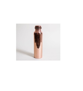 Bouteille en cuivre étanche parfaite pour la routine de fitness qui offre un soutien ayurvédique et une réduction des toxines - Product Image 3
