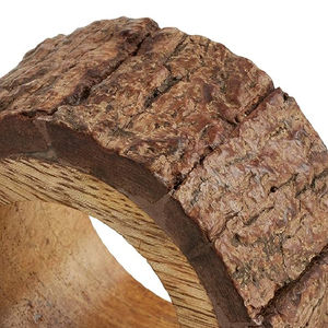 Luxury High Quality Unique <b>Wooden</b> Round Shaped Handicraft Wood <b>Napkin</b> <b>Rings</b> For Table Top Decoration Bulk Supplies From India - Product Image 3