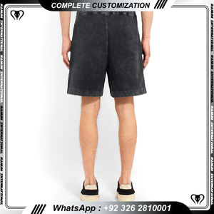 Short de sport décontracté personnalisé délavé à l'acide été Streetwear Vintage shorts délavés pour hommes - Product Image 3