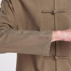 Traje de Práctica de Artes Marciales Ligero, Transpirable y de Secado Rápido, 100% Algodón, Uniforme de Kung Fu, Ropa Tradicional Personalizada para Hombre - Product Image 5