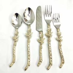 Juego de Cubiertos de Acero Inoxidable de Diseño Moderno, Cuchara Ecológica para Sopa y Arroz para la Cena, para Regalos - Product Image 5