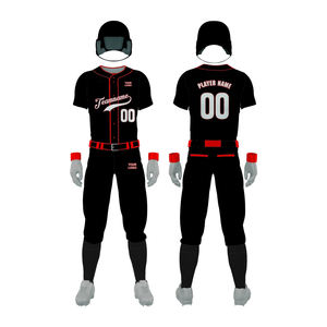 Uniformes de béisbol sublimados personalizados de gran venta 2026, conjuntos de talla grande para hombres con logotipo de nombre de equipo impreso, servicio OEM - Product Image 4