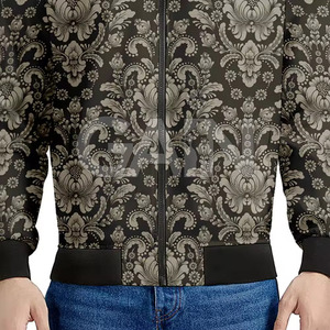 Chaqueta Bomber de Invierno para Hombre, Nueva Colección de Fábrica, Manga Larga, con Capucha, Logotipo Personalizado Impreso en la Parte Delantera, Servicio OEM Ecológico - Product Image 3