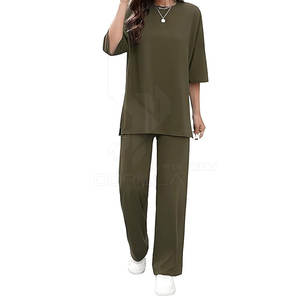 Todos los días Mujer Verano Chándal traje Algodón Mujer Verano Chándal estilo callejero - Product Image 2