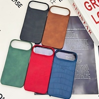 Étui mat de luxe discret pour iPhone 17 16 15 Series Air Pro Max Plus, toucher doux premium, protection de l'appareil photo, OEM