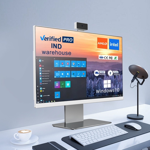 23.8 Inch All-in-One Desktop Computer Intel Core I7 8th Gen 16GB RAM 512GB SSD IPS FHD AIO Monoblock OEM Windows 11 Pro