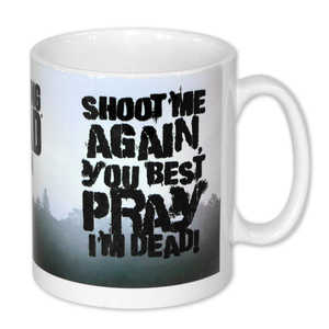 Mug isotherme The Walking Dead, design Daryl Dixon, compatible lave-vaisselle, pour cadeaux promotionnels ou usage en café - Product Image 1