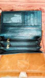 Customizable <b>Women's</b> Full Grain Genuine Leather <b>Wallet</b> Clutch Purse RFID <b>Card</b> Holder Zipper Sim <b>Card</b> Slot Travel Passport Holder - Product Image 4