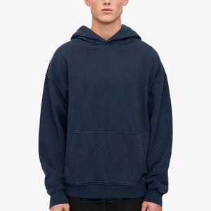 เสื้อฮู้ดดี้ผู้ชายคุณภาพสูง ผ้าฝ้าย 100% ทรงโอเวอร์ไซส์ สั่งทำได้ ปักโลโก้ได้ เสื้อฮู้ดดี้เปล่าไม่มีลาย - Product Image 2