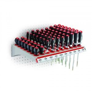 Usag 100-Piece Shelf with Slotted Screwdrivers for <b>Tool</b> <b>Storage</b> Display Stands - Product Image 1