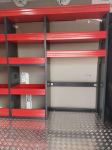Sistema de estanterías para furgoneta de trabajo móvil DETAY OEM, banco de trabajo con 12 cajones para herramientas, almacenamiento con panel perforado, estantes modulares para coche, electrostático - Product Image 5