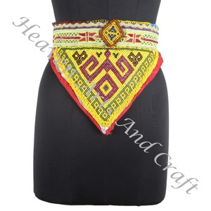 Ceinture vintage pour danse du ventre, ceinture traditionnelle afghane, Kuchi Tribal BB064, ceinture vintage, ceintures perlées faites à la main - Product Image 5