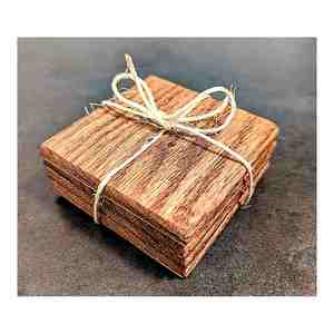 Sous-verre fait main le plus vendu Logo noyer manguier bois forme personnalisée fabrication indienne de haute qualité - Product Image 6