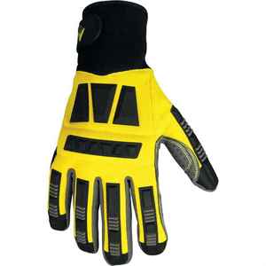 Cuero Suave TPR en la parte posterior de la mano Guantes de resistencia al corte de impacto Guantes DE SEGURIDAD Campo petrolero - Product Image 5