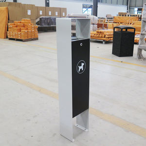 <span class=keywords><strong>Outdoor</strong></span> Park Pet Merde Poubelle Conteneur Distributeur d'animaux Station de déchets pour chiens - Product Image 3