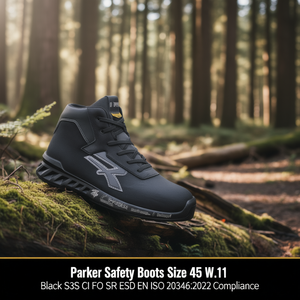 Botas de Seguridad Parker Talla 45 W.11 Negras S3S CI FO SR ESD EN ISO 20345:2022 - Product Image 3