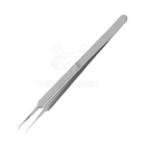 Pinces à cils personnalisées sans pointe en fibre, prix bas, pinces à cils sans pointe en fibre, acier inoxydable, pour vente en ligne - Product Image 3