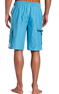 Bañador Barracuda para hombre, traje de baño de talla Regular y extendida, cierre con cordón de poliéster 100%, lavable a máquina, venta al por mayor - Product Image 2