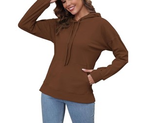 เสื้อสวมหัวขนาดใหญ่สำหรับผู้หญิงใส่ได้ทั้งชายและหญิงเสื้อมีฮู้ดแฟชั่นแนวสตรีทเสื้อสวมหัวทรงหลวมปักตามสั่ง - Product Image 2