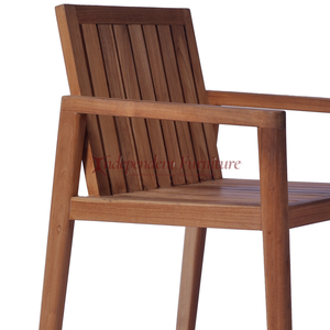 Wholesale Solid Teak Wood Natural <b>Dining</b> <b>Chair</b> Minimalist Home Furniture for Hotel Restaurant <b>Dining</b> Room Living - Product Image 2