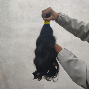 ผมแท้จากอินเดียใต้แบบเวฟ 18 นิ้ว น้ำหนัก 100 กรัม สามารถดัดได้ - Product Image 1