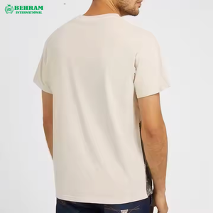 Camisetas de Cuello Redondo Holgadas de Poliéster/Algodón, Precio de Fábrica, Impresión de Logotipo Personalizado, Unisex, Ecológicas, Transpirables, al por Mayor - Product Image 4