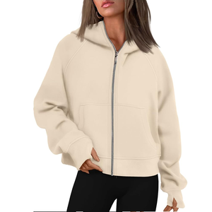 Vente en gros Sweat à capuche zippé lourd surdimensionné unisexe Logo personnalisé avec cordon de serrage Vêtements pour hommes grande taille Tissu éponge - Product Image 2