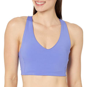 Sujetador deportivo de compresión de secado rápido para gimnasio, correr, transpirable, ligero, Fitness, ropa de Yoga, conjunto de Fitness XS Spandex Sexy para chicas - Product Image 1