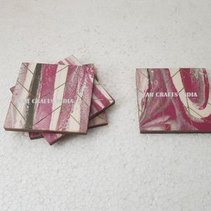 Noël naturel véritable faveur de mariage Acacia rond forme personnalisée tasse bière sous-verres maison et cuisine tapis fournitures de cuisine napperons - Product Image 5