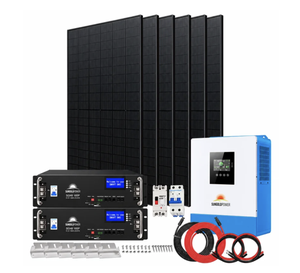 Kit solaire hors réseau SunGold Power 5 kW, luxe abordable, excellence abordable, 2,7 kW solaires, batterie 10,24 kWh |   120V |   SGR-5KE - Product Image 2