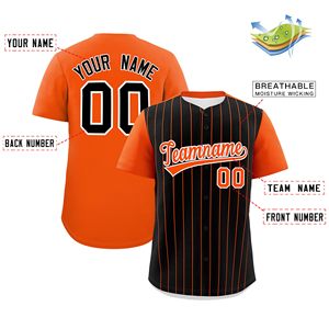 Vente en gros de chemises d'uniforme de baseball maillot de baseball personnalisé de qualité supérieure cousu logo avec nom et bouton complet - Product Image 2