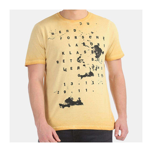 T-shirt en coton premium uni pour homme, tee-shirt basique, tissu doux et confortable, fournisseur OEM - Product Image 4