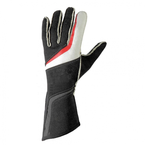 Gants de course de kart multicolore petit grand antidérapant haute protection gants de moto chaleur coupe-feu tissu daim cuir - Product Image 5