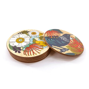 Sous-verres en bois MDF et liège personnalisés avec logo imprimé, de haute qualité, écologiques, pour thé et café, impression sérigraphique, taille personnalisée, vente chaude - Product Image 6