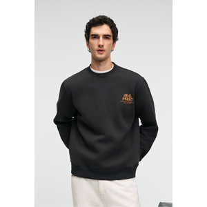 Sudadera de Cuello Redondo para Hombre GRIMELANGE IRVING, Corte Regular en el Busto y Parte Delantera - Product Image 4