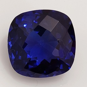 Piedra Preciosa de Corte Cojín de Color Azul, Forma Premium para Joyería, Hecho en China - Product Image 1