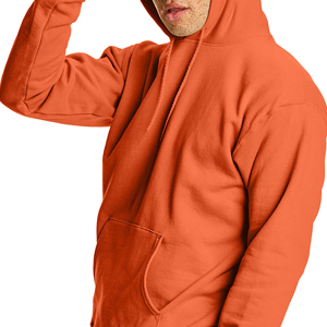 เสื้อฮู้ดผู้ชายผ้าฝ้ายผสมโลโก้ - Product Image 4