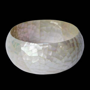 Oferta en Cuenco Decorativo de Nácar para Sala de Estar o Entrada y Exhibición de Mesa Disponible a Precio de Mayoreo - Product Image 6