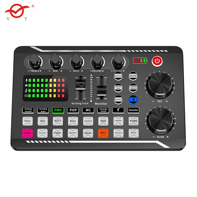 Professional Live Audio Interface Sound Cards for Recording Studio Live Broadcast