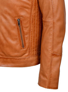 Chaqueta de cuero genuino para hombre de alta calidad High Street Trend Proveedor al por mayor - Product Image 4