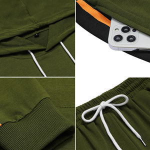 2025 élégant StreetWear personnalisé formation Jogging broderie hiver survêtements décontractés unisexe 100% Polyester Cargo sueur respirant - Product Image 6