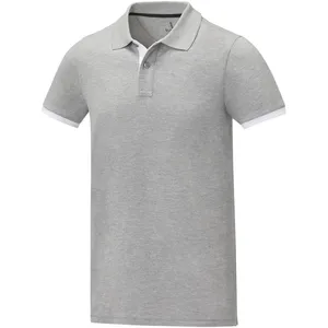 Polo homme Morgan bicolore personnalisé pour merchandising promotionnel - Product Image 3