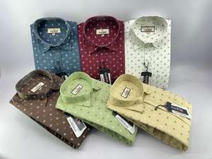 เสื้อเชิ๊ตผู้ชายแขนยาวลายสก็อตคลาสสิกแขนยาวมีกระเป๋าหน้าอกเสื้อเชิ้ตแขนเต็มสำหรับผู้ชายและผู้หญิงฯลฯ - Product Image 4