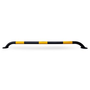 Black 200x16cm 60mm Plastic Parking Lot Vehicle <b>Stopper</b> Barrier - Product Image 3