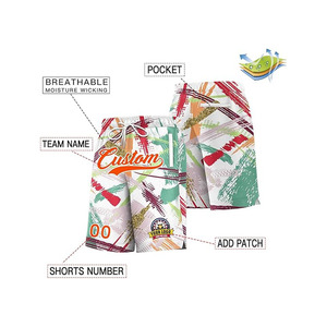 Pantalones cortos de baloncesto reversibles personalizados al por mayor uniformes de equipos deportivos OEM ODM fabricante - Product Image 2