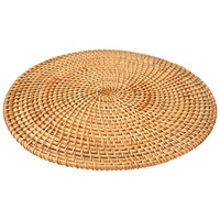 Ensemble de sets de table ronds classiques en bambou tissé à la main pour la décoration de table et de tasses