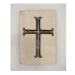 Décoration murale Croix en bois Ornements suspendus pour décoration murale de Noël - Product Image 1